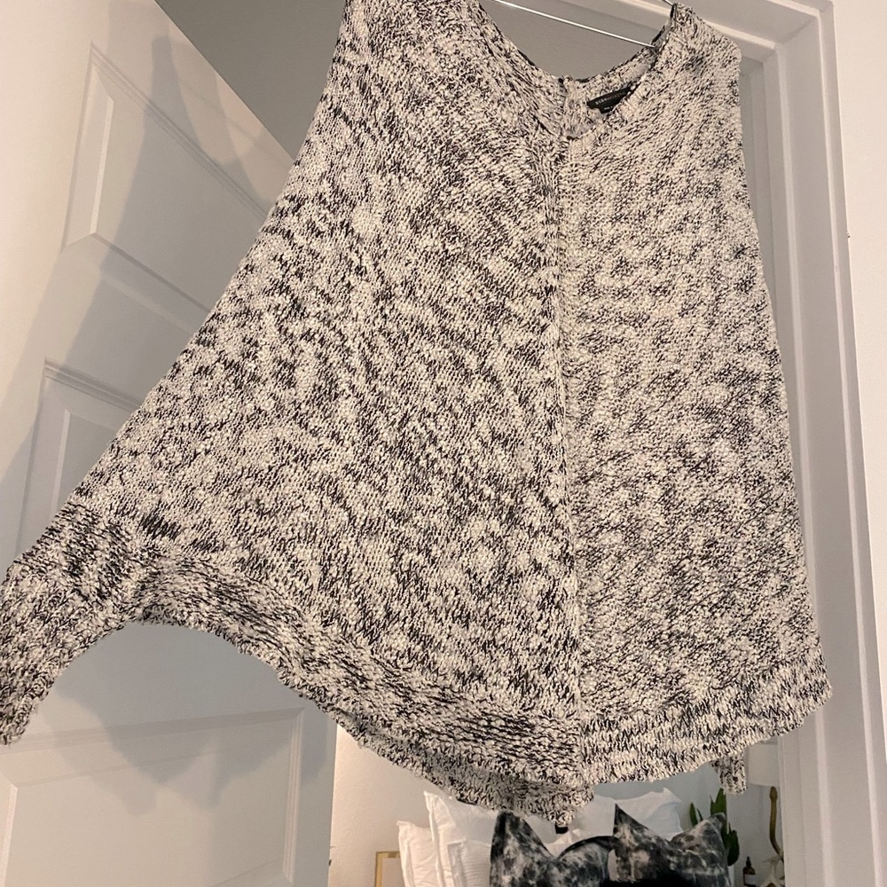 BCBG cape sweater